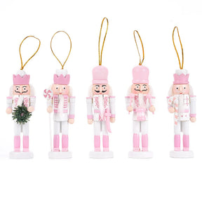 Marionnettes Casse-Noisette en Bois - Décoration Élégante pour Noël