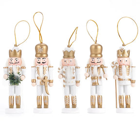 Marionnettes Casse-Noisette en Bois - Décoration Élégante pour Noël