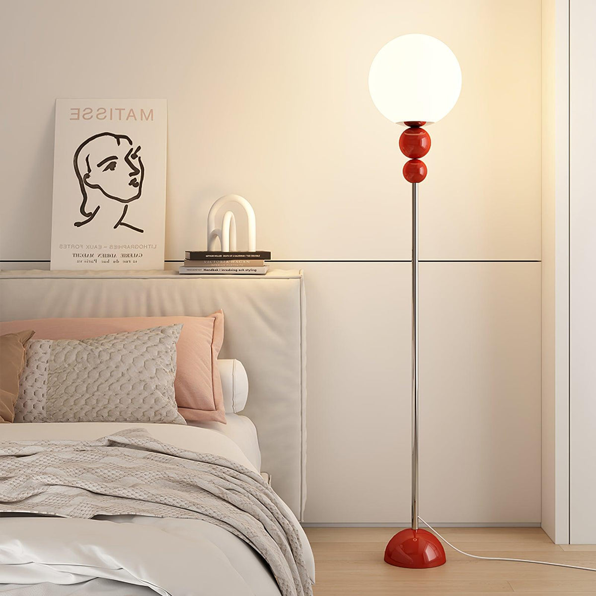 Lampe de Sol Moderne Minimaliste - Élégance et Chaleur pour Votre Intérieur