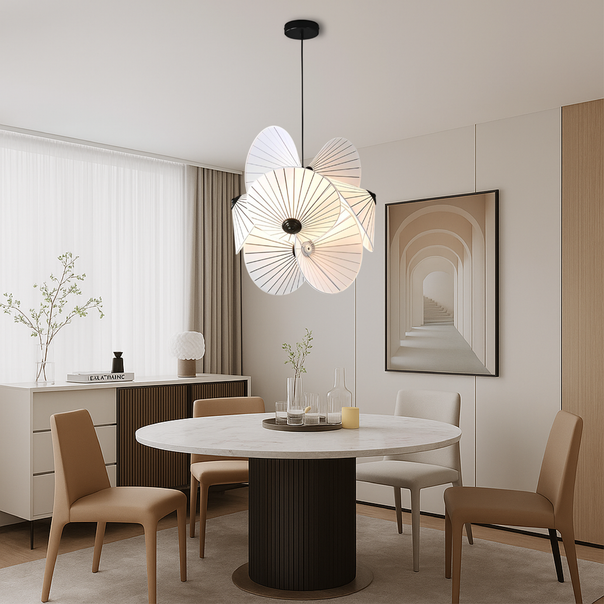 Lampe Suspendue en Bambou - Éclairage Chaleureux et Élégant
