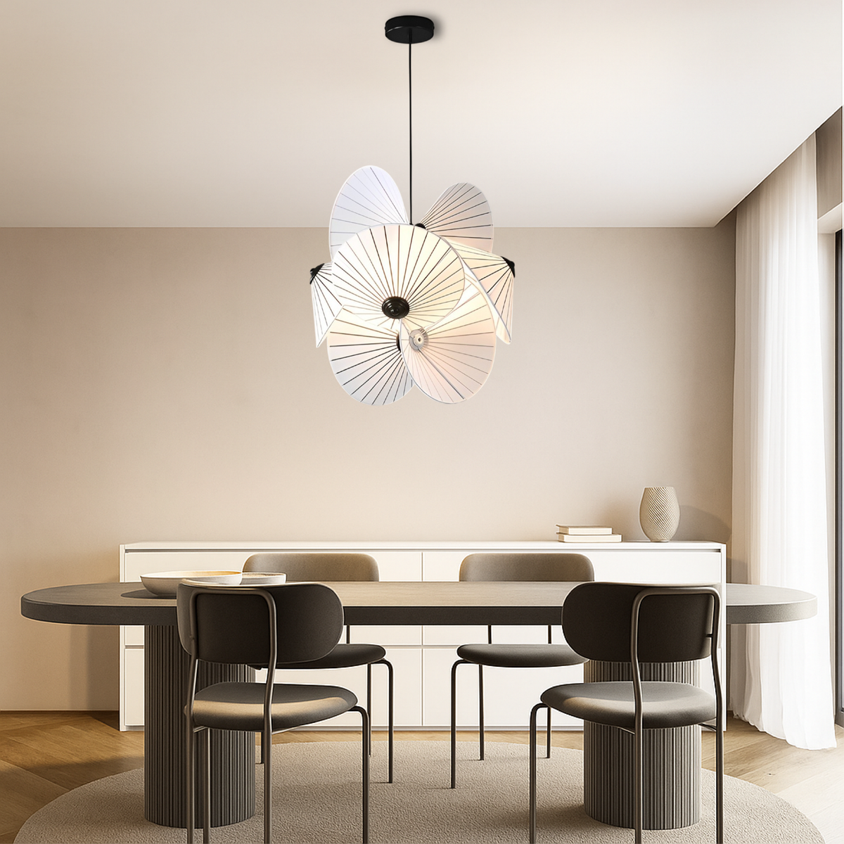 Lampe Suspendue en Bambou - Éclairage Chaleureux et Élégant