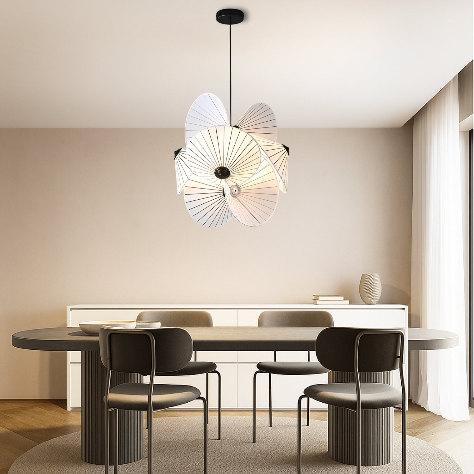 Lampe Suspendue en Bambou - Éclairage Chaleureux et Élégant
