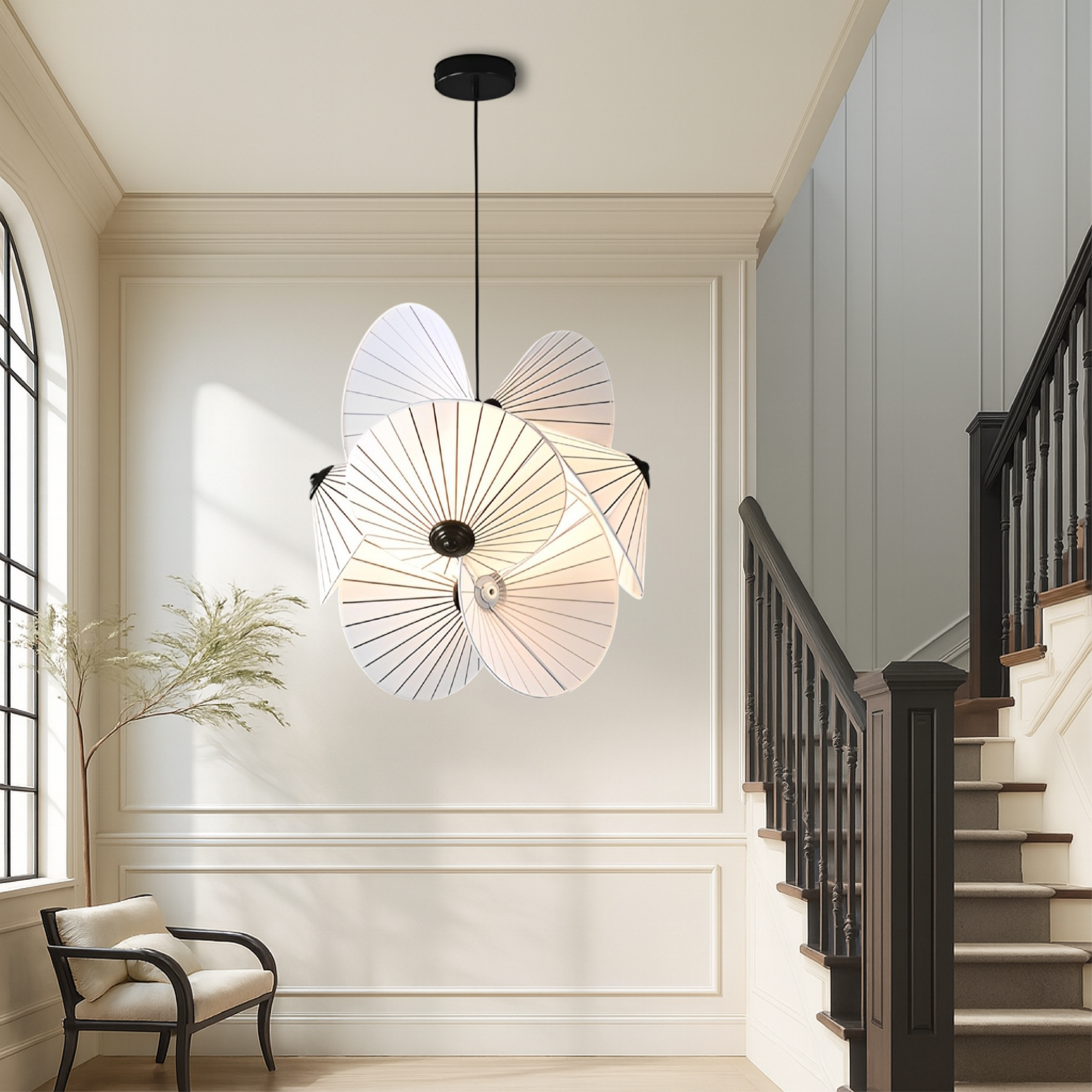 Lampe Suspendue en Bambou - Éclairage Chaleureux et Élégant