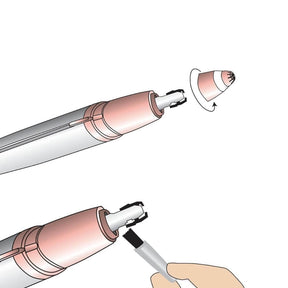 Tondeuse à Sourcils Électrique Précise - Façonnage Facile et Compact