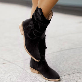 Bottines en Suède pour Femmes - Confort et Élégance Quotidienne