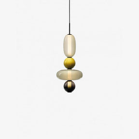 Pendentif en Verre Élégant - Brillance Transparente et Design Moderne