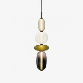 Pendentif en Verre Élégant - Brillance Transparente et Design Moderne