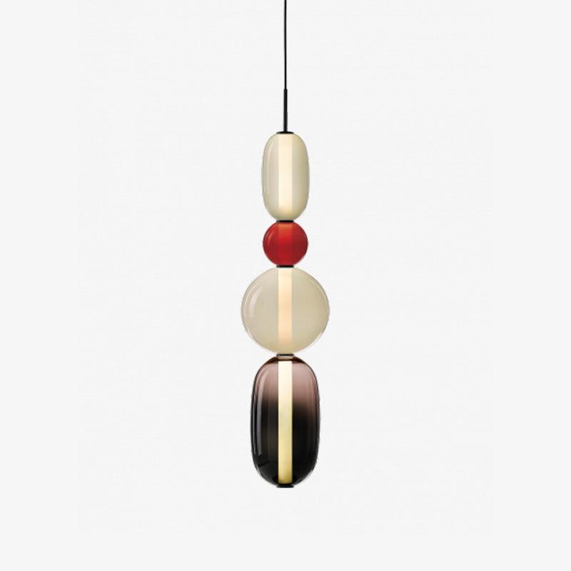 Pendentif en Verre Élégant - Brillance Transparente et Design Moderne