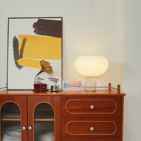 Lampe de Table en Verre Rond - Design Élégant et Fonctionnel