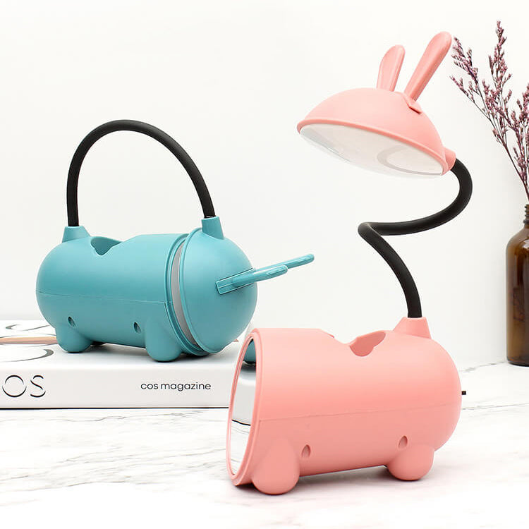 Lampe Tactile LED pour Enfants - Design de Lapin avec Chargeur USB