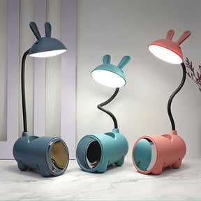 Lampe Tactile LED pour Enfants - Design de Lapin avec Chargeur USB