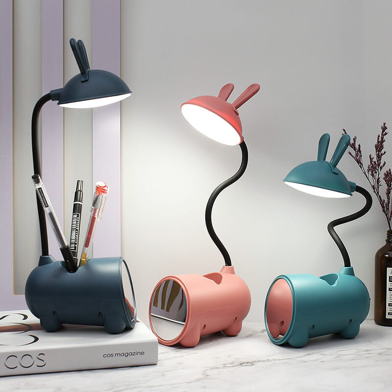 Lampe Tactile LED pour Enfants - Design de Lapin avec Chargeur USB