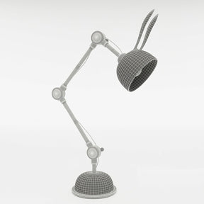 Lampe de Table à Oreilles de Lapin - Finition Dorée et Design Ludique