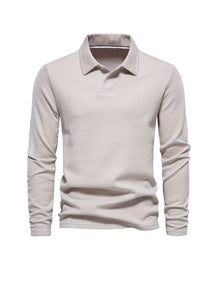 Polo à Manches Longues pour Homme - Élégance et Confort au Quotidien