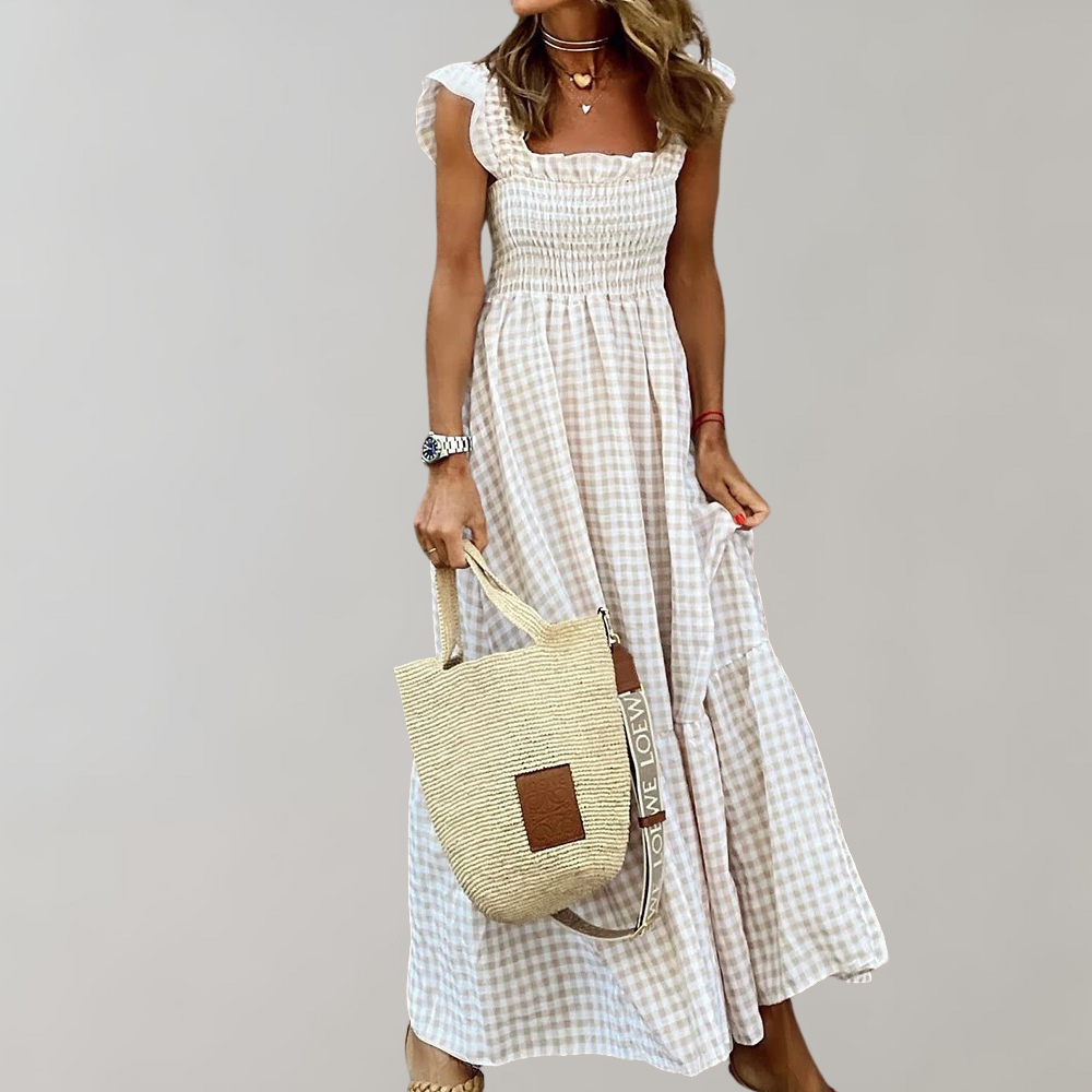 Robe d'été rétro pour Femmes - Confort et Élégance en Toute Saison