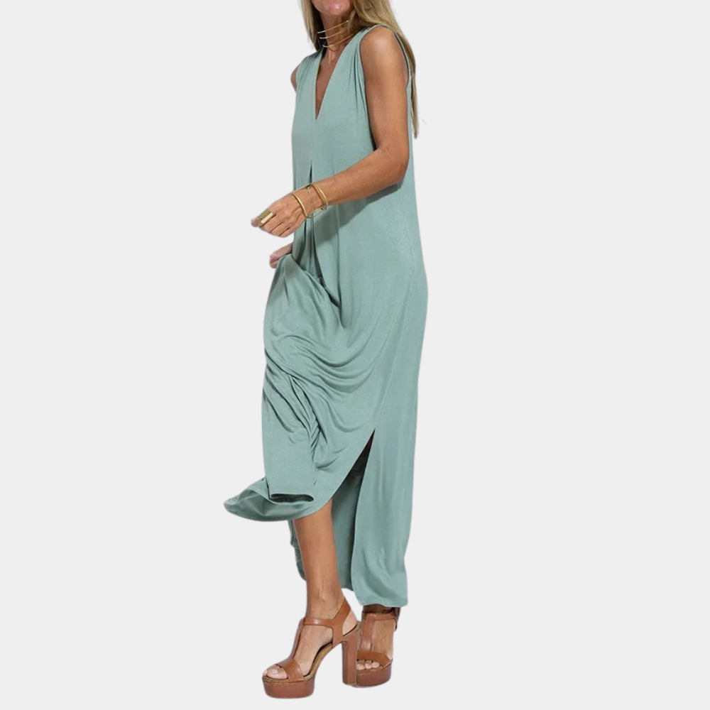 Robe Longue Élégante pour Femmes - Confort et Style pour Occasions Spéciales