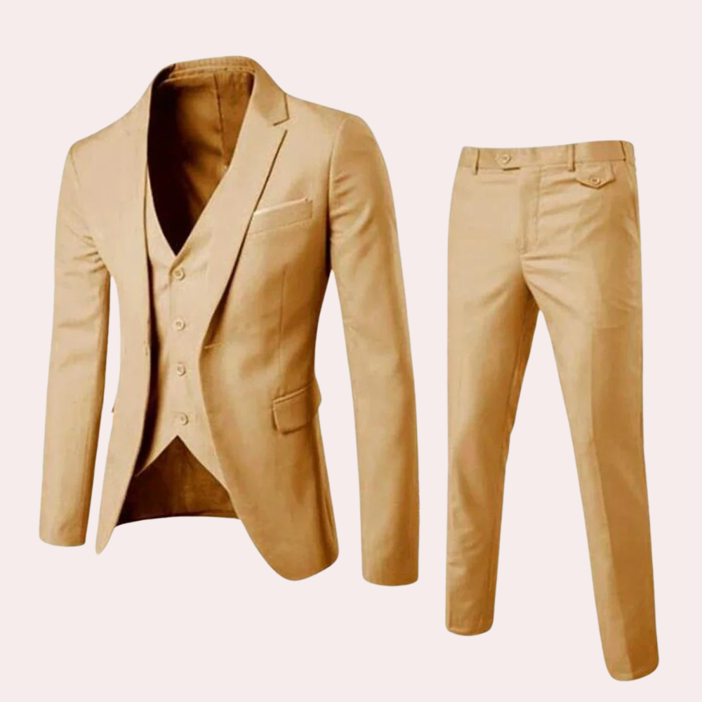 Costume d'été slim fit pour hommes - Élégance et Confort en Plusieurs Couleurs