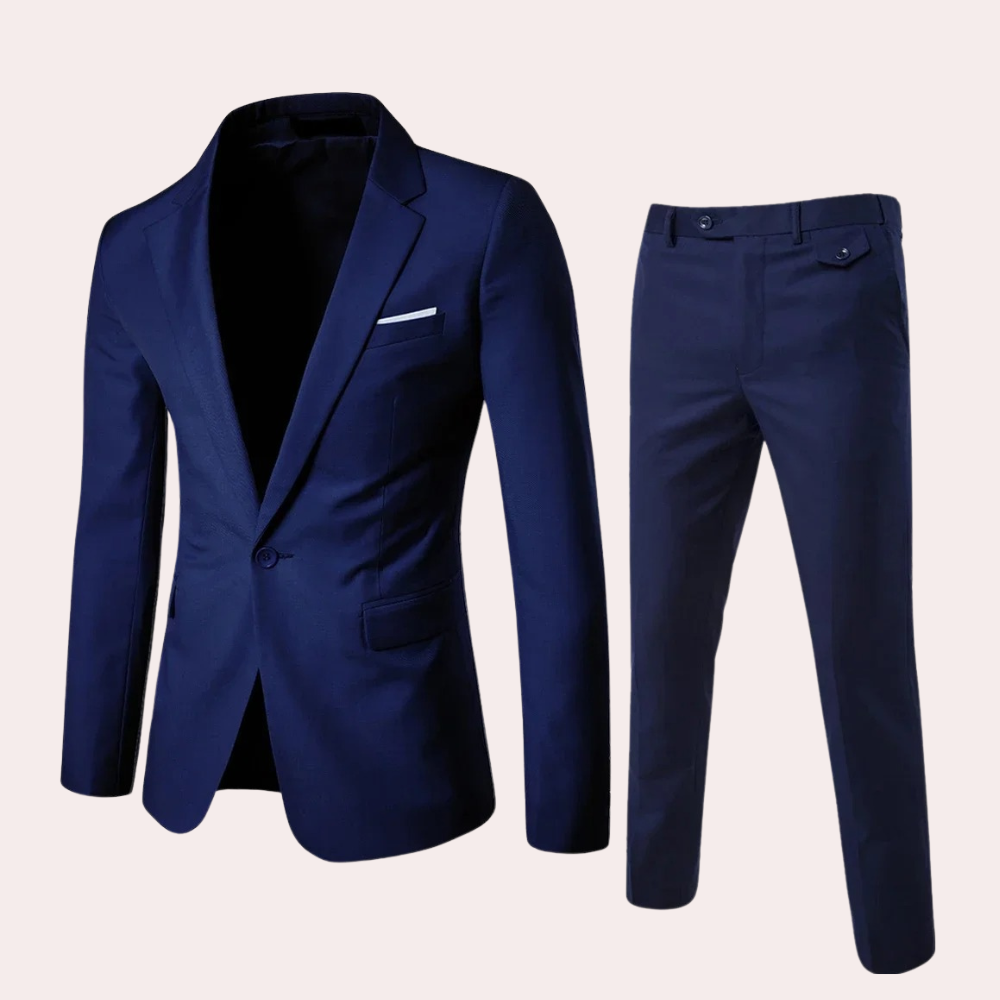 Costume d'été slim fit pour hommes - Élégance et Confort en Plusieurs Couleurs