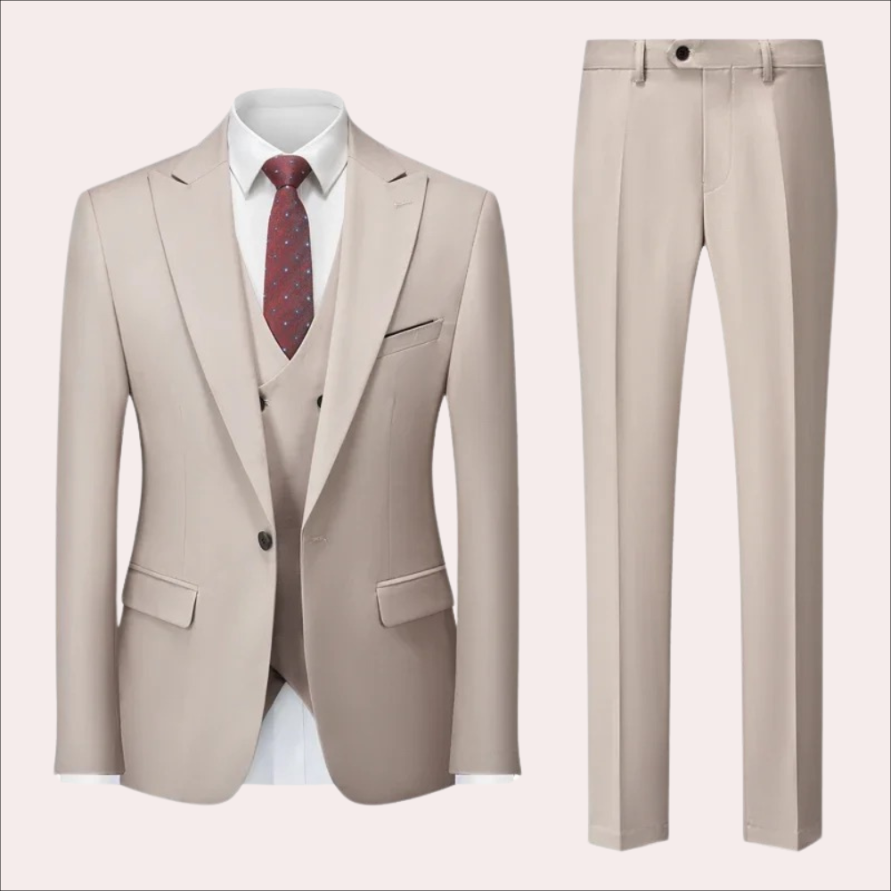 Costume Décontracté Élégant pour Homme - Confort en Fibre d'Acétate Premium