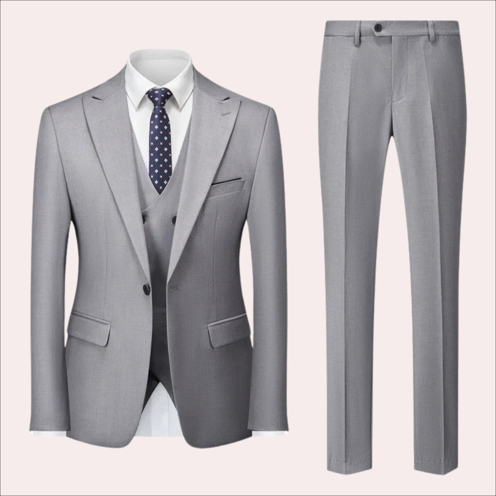 Costume Décontracté Élégant pour Homme - Confort en Fibre d'Acétate Premium