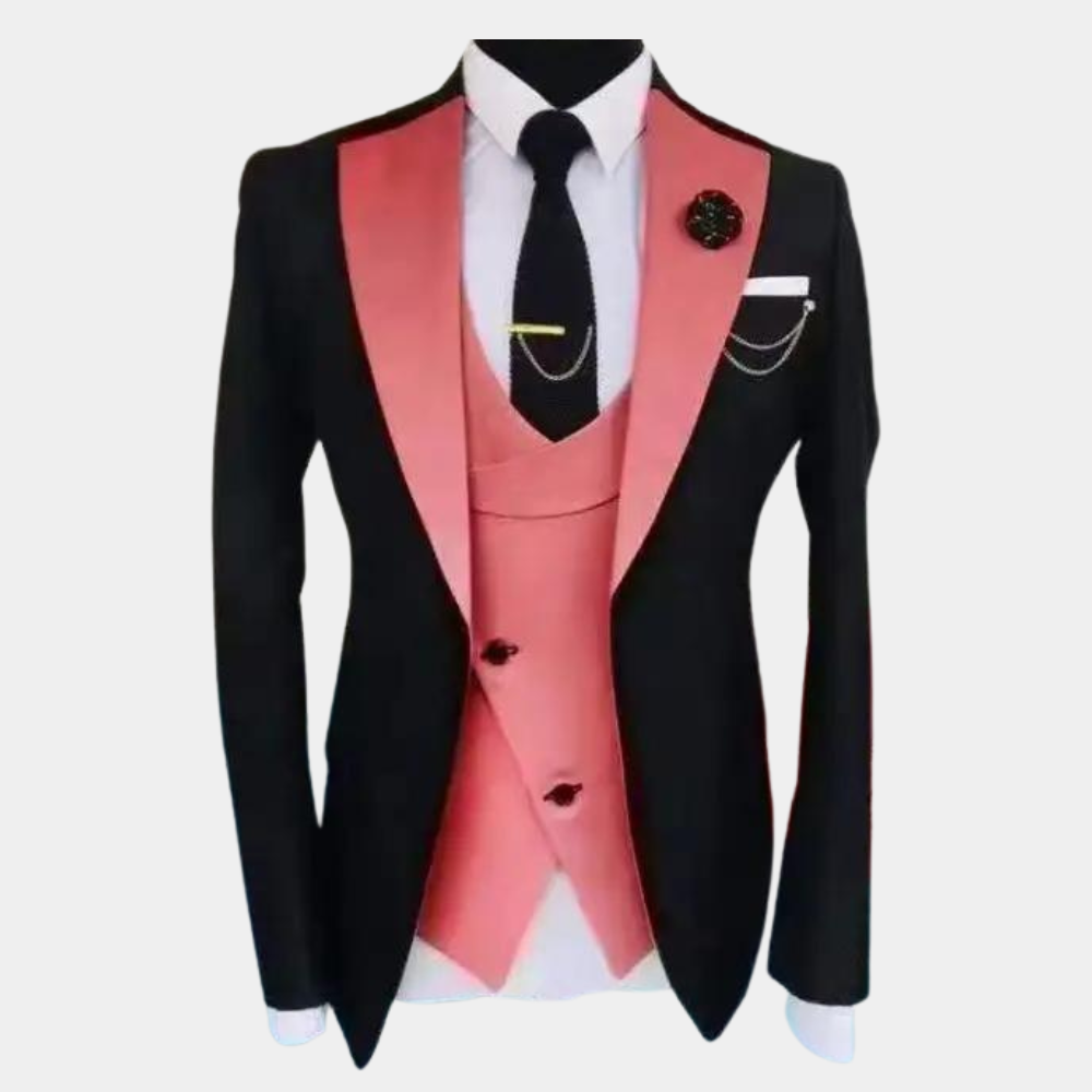 Ensemble Formelle 3-Pièces pour Hommes - Confort Élégant et Style Polyvalent