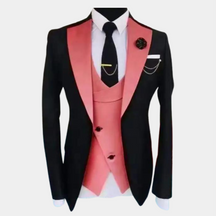 Ensemble Formelle 3-Pièces pour Hommes - Confort Élégant et Style Polyvalent