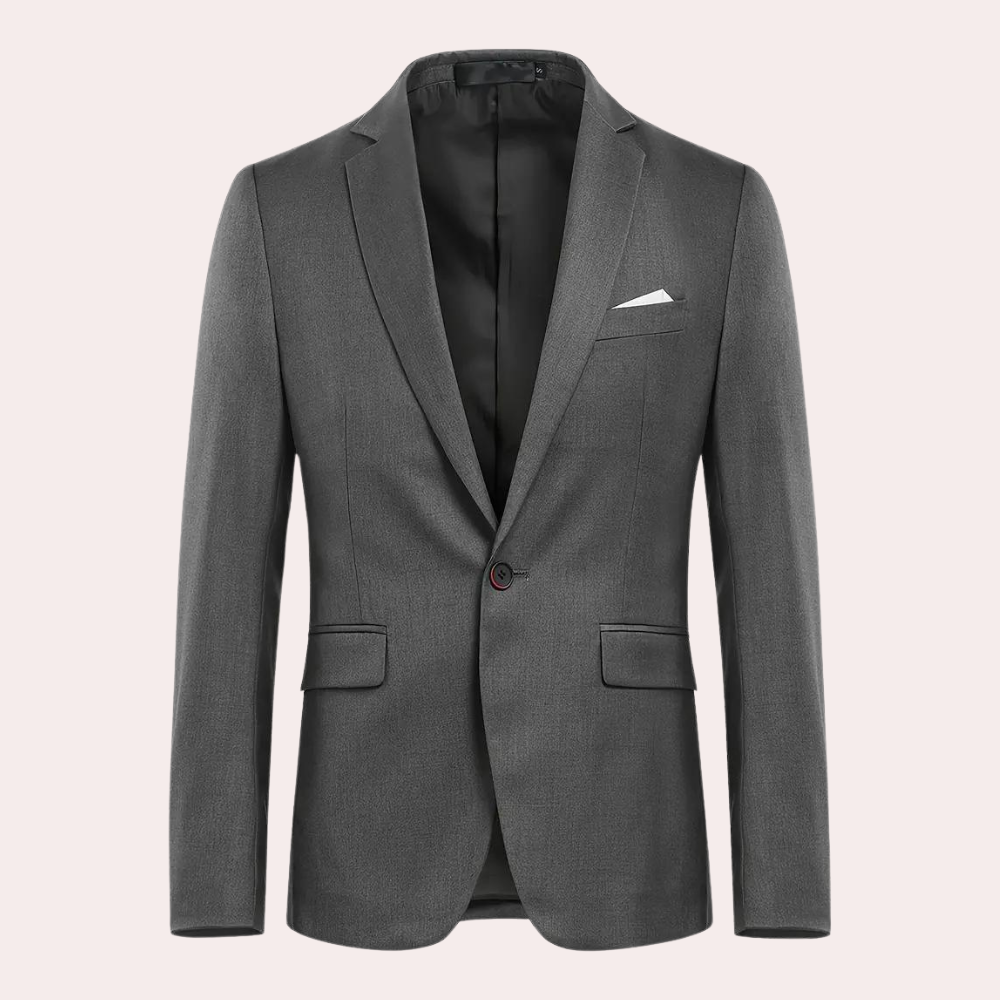 Ensemble Costume Classique 3 Pièces pour Hommes - Confort et Élégance Toute l'Année