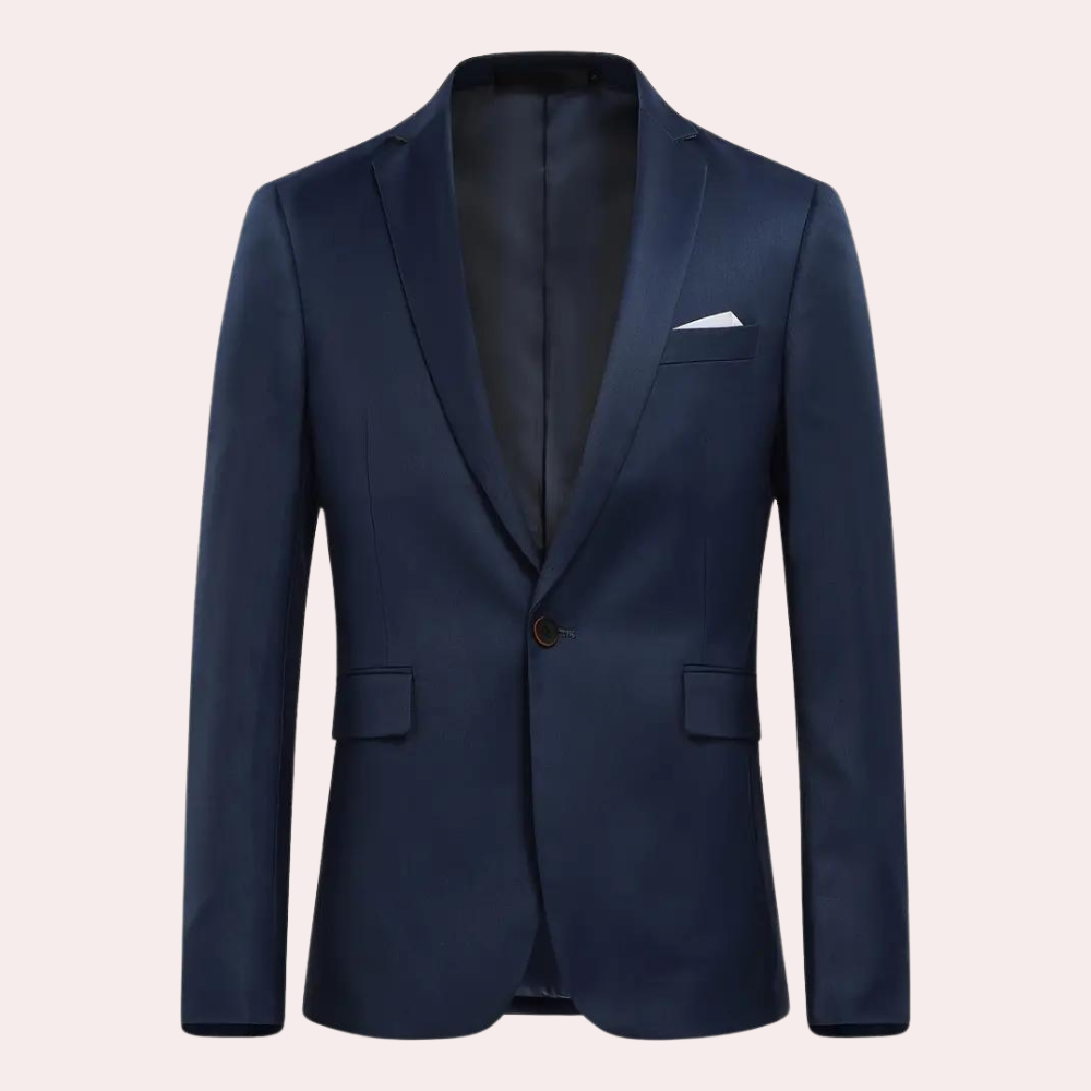 Ensemble Costume Classique 3 Pièces pour Hommes - Confort et Élégance Toute l'Année