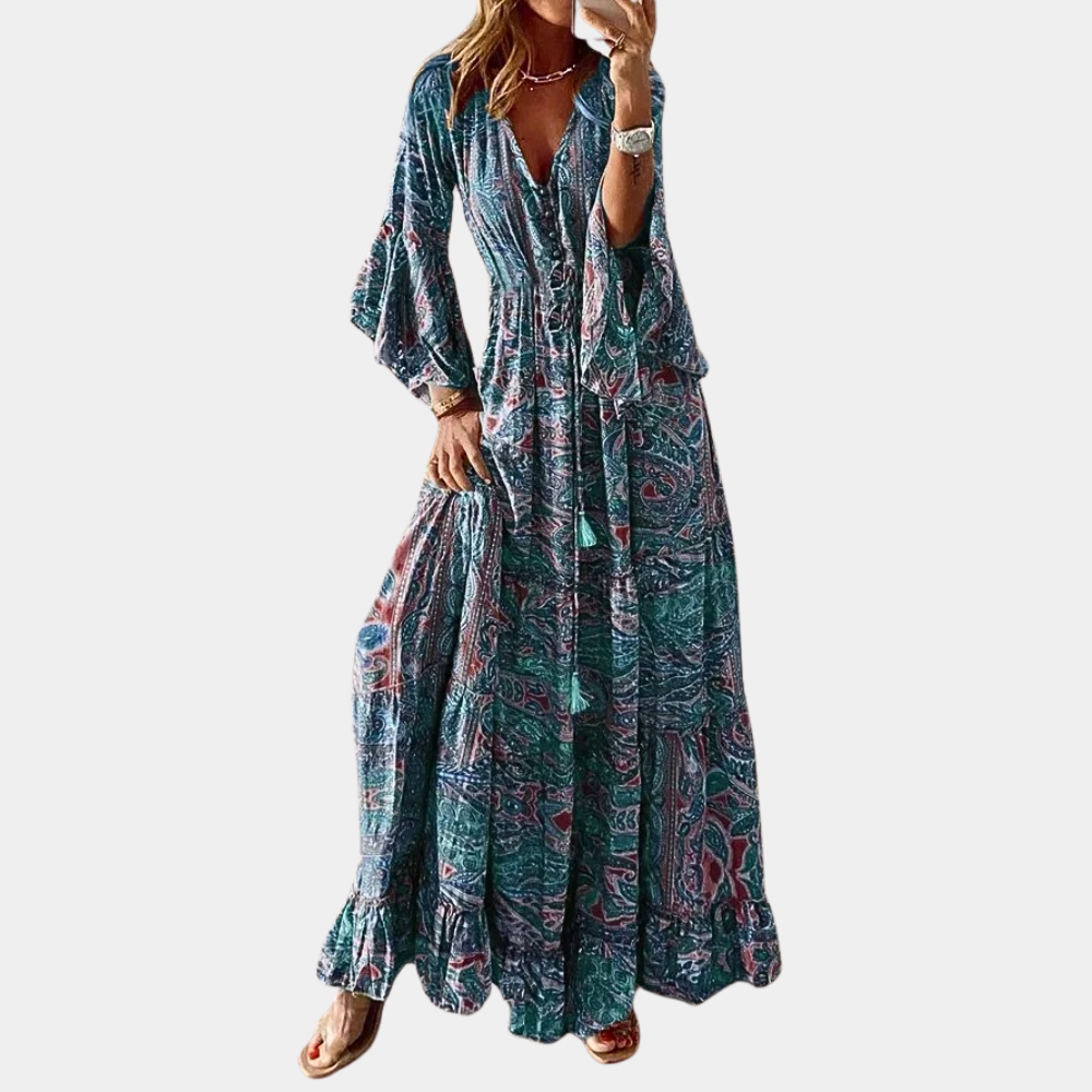 Robe Longue Bohème pour Femmes - Confort et Élégance pour Toutes Occasions