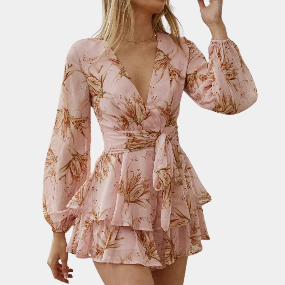Robe Mini Fleurie Femme - Élégante et Confortable pour l'Été