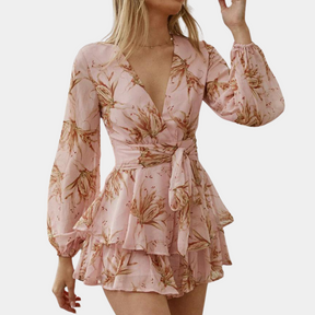 Robe Mini Fleurie Femme - Élégante et Confortable pour l'Été