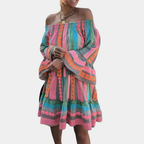 Robe d'été Colorée pour Femmes - Tissu Doux et Respirant pour Confort