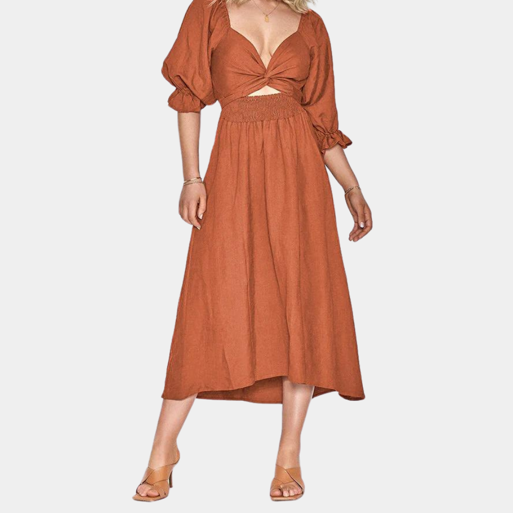 Robe d'Été Noire pour Femmes - Tissu Respirant et Confortable