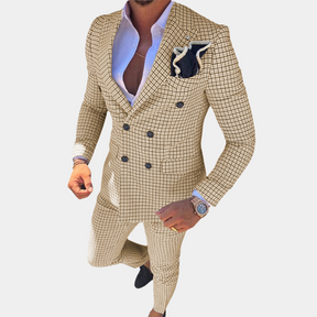 Costume Deux-Pièces pour Hommes - Tissu Confortable et Élégant