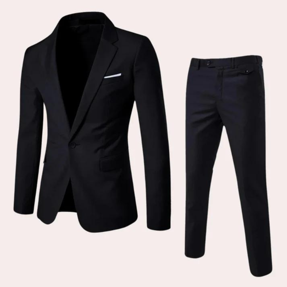 Ensemble de Costume pour Homme - Blazer Sur Mesure et Pantalon Élégant