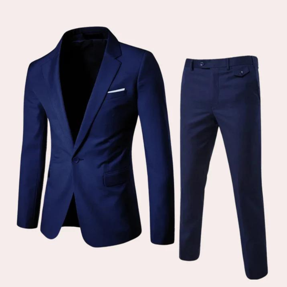 Ensemble de Costume pour Homme - Blazer Sur Mesure et Pantalon Élégant