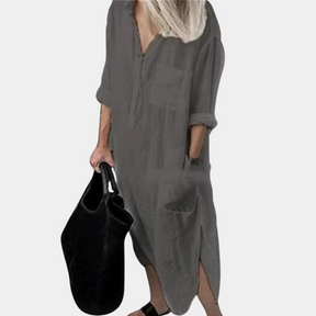 Robe Longue Légère pour Femmes - Confort et Style d'Été Respirant