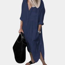 Robe Longue Légère pour Femmes - Confort et Style d'Été Respirant