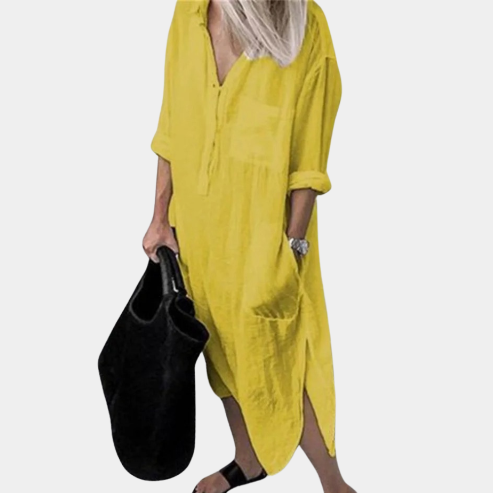 Robe Longue Légère pour Femmes - Confort et Style d'Été Respirant