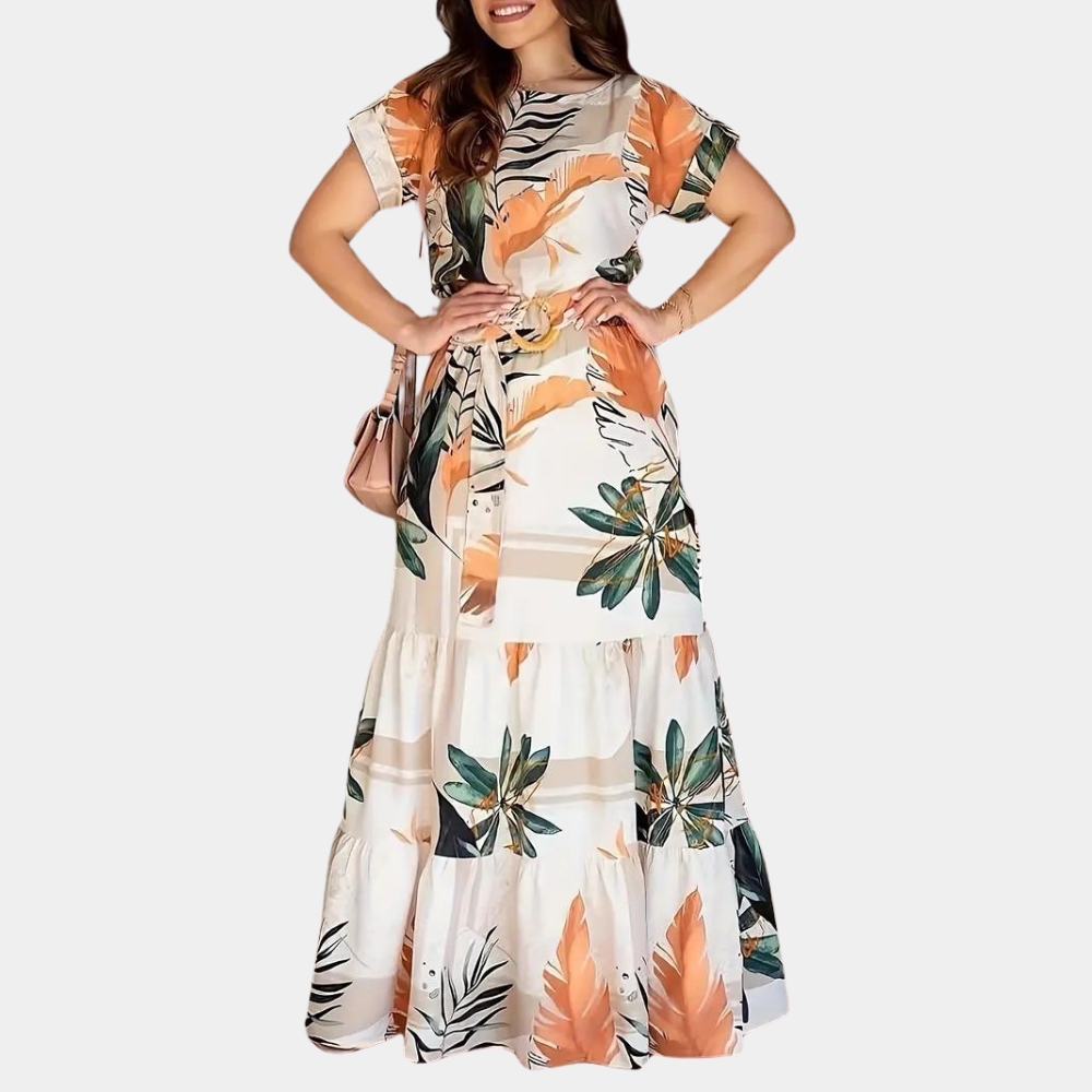 Robe d'été à Fleurs pour Femmes - Confort et Élégance par Temps Chaud