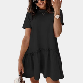 Robe Mini Femme Élégante - Tissu Respirant et Style Polyvalent