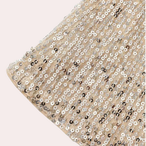 Haut Élégant en Paillettes pour Femmes - Look Glamour et Confort Optimal