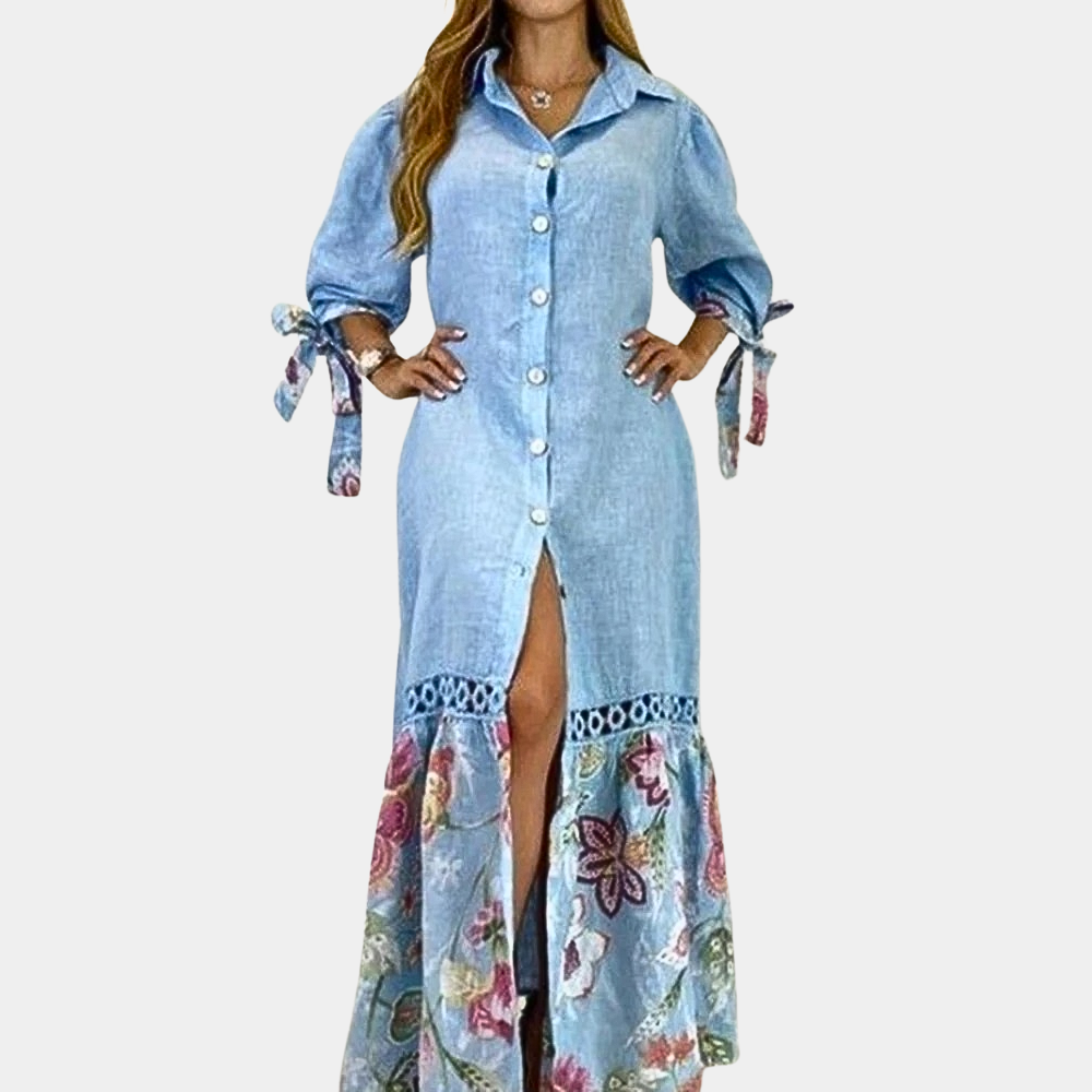 Robe Maxi d'Été Imprimée Boho - Style Élégant et Confort Optimal