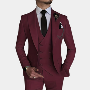 Costume 3 Pièces Élégant pour Hommes - Style Raffiné pour Mariages et Événements