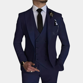 Costume 3 Pièces Élégant pour Hommes - Style Raffiné pour Mariages et Événements