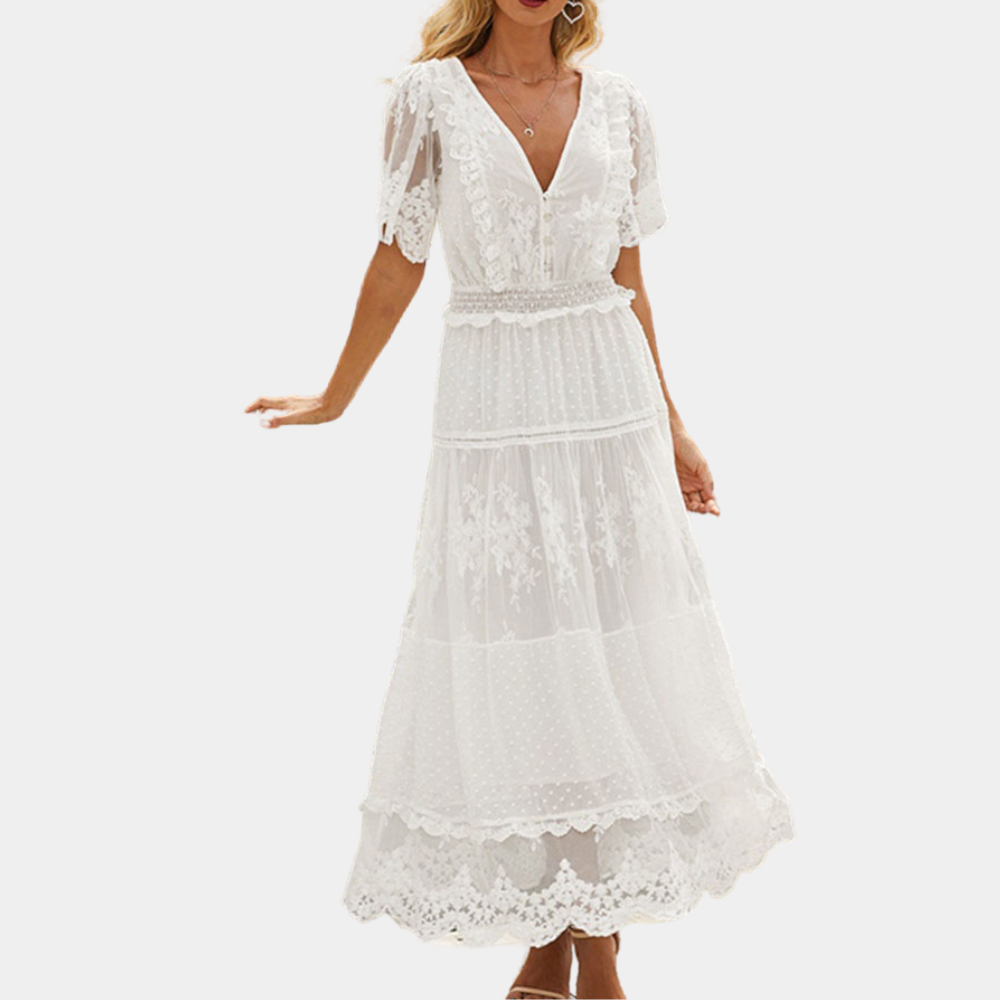 Robe en Dentelle Élégante pour Femmes - Confort et Style Intemporel