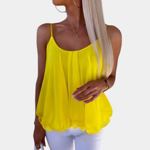 Débardeur Sans Manches en Chiffon - Confort Léger et Style Tendance