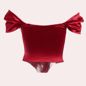 Top Off-Shoulder en Coton - Élégance Confortable et Polyvalente