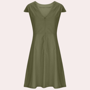 Robe A-Line Coton pour Femmes - Tissu Léger et Style Polyvalent