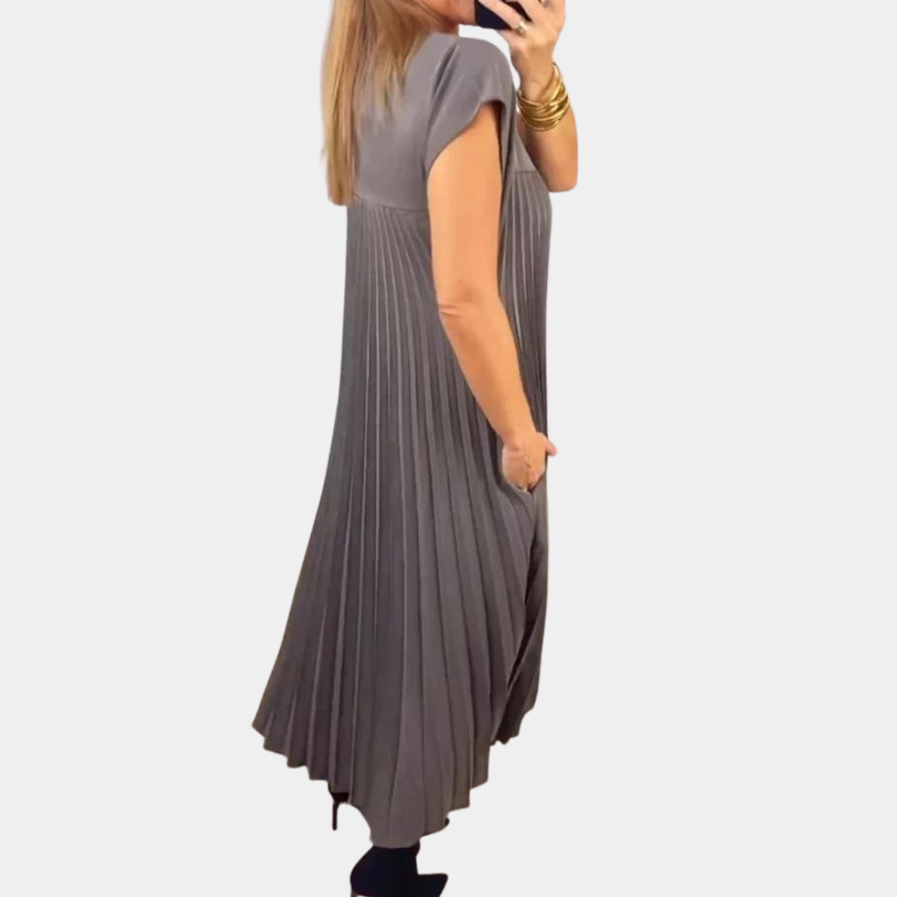 Robe Plissée Élégante pour Femmes - Confort et Style pour Toutes Occasions